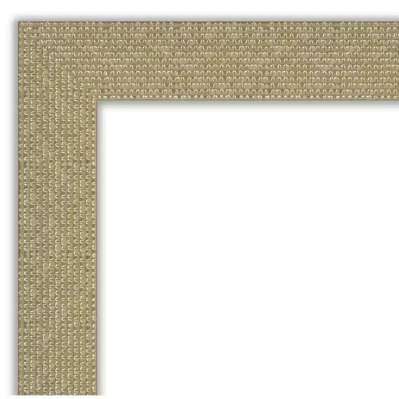 Specchio da parete dorato a mosaico non smussato da 42" x 31" - Amanti Art