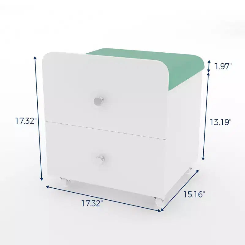 Sgabello Moderno per Toeletta con Cassetto Contenitore, Pouf in Pelle PU da 17.3 con Ruote Bloccabili, Sedia da Trucco Multifunzionale per Camera da Letto e Soggiorno