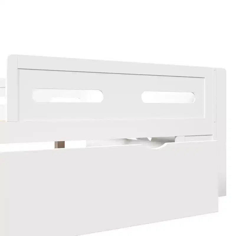 GDFStudio Letto a piattaforma Martin in legno con sponde e cassetti