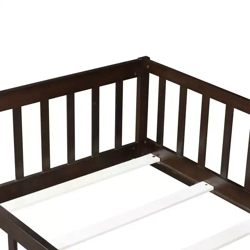 MAYEERTY Letto singolo, struttura silenziosa, non richiede rete a molle, in metallo resistente