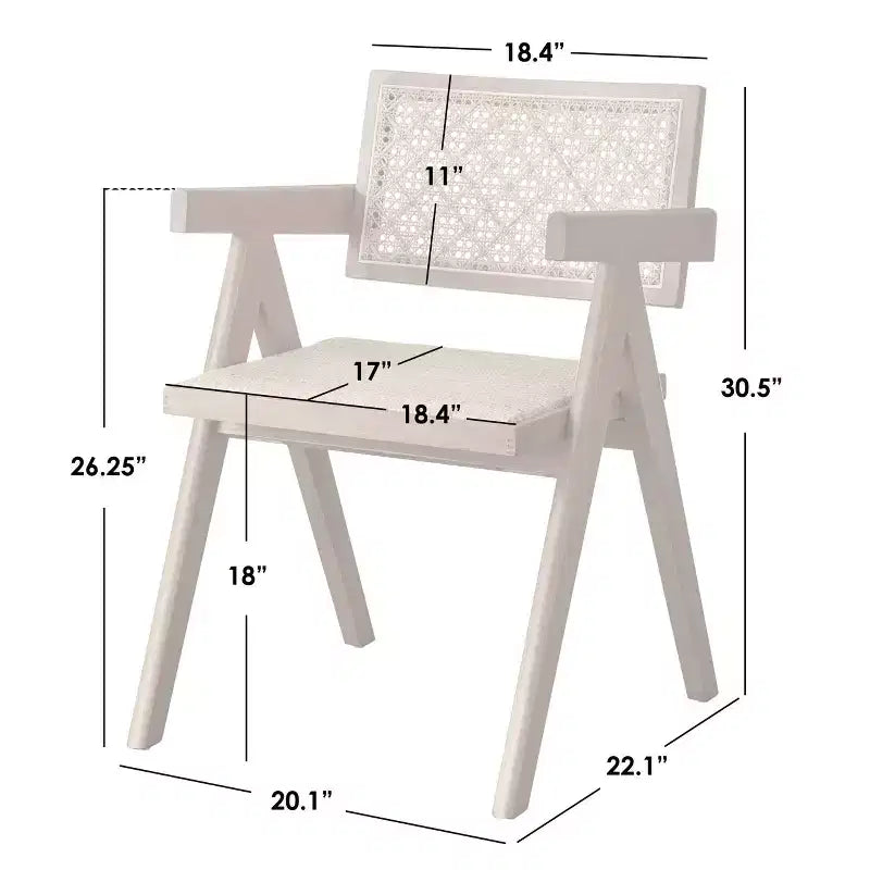 Set da pranzo moderno Valentina 6 pezzi con 1 tavolo, 2 sedie, 2 poltrone, 1 panca, Noce Chiaro