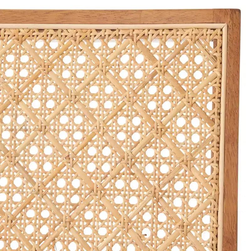 Set da pranzo moderno Valentina 6 pezzi con 1 tavolo, 2 sedie, 2 poltrone, 1 panca, Noce Chiaro