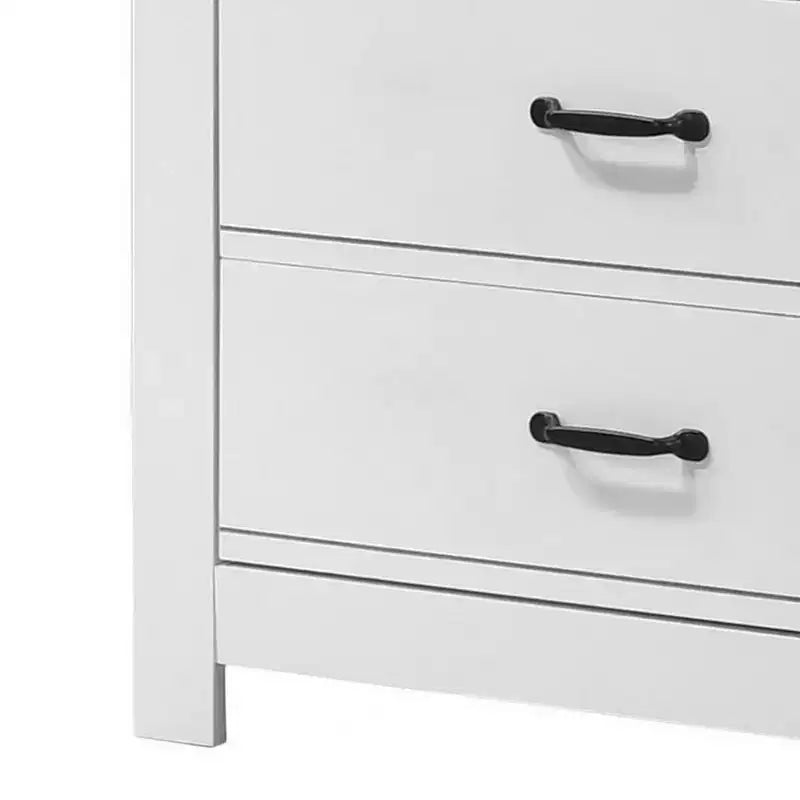 Comò da 47" con 6 cassetti bianco - : Mobili camera da letto contemporanei, Design salvaspazio