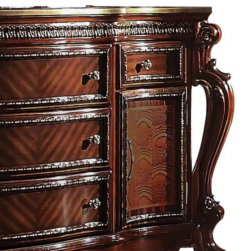 Cassettiere Picardy da 69" in rovere miele - : Stile vintage, 5 cassetti e armadietti