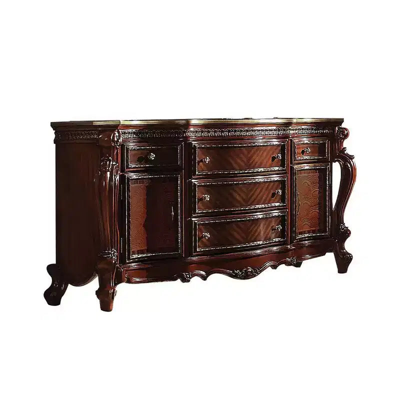 Cassettiere Picardy da 69" in rovere miele - : Stile vintage, 5 cassetti e armadietti