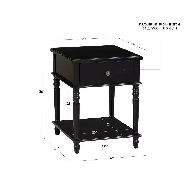 Tavolino nero