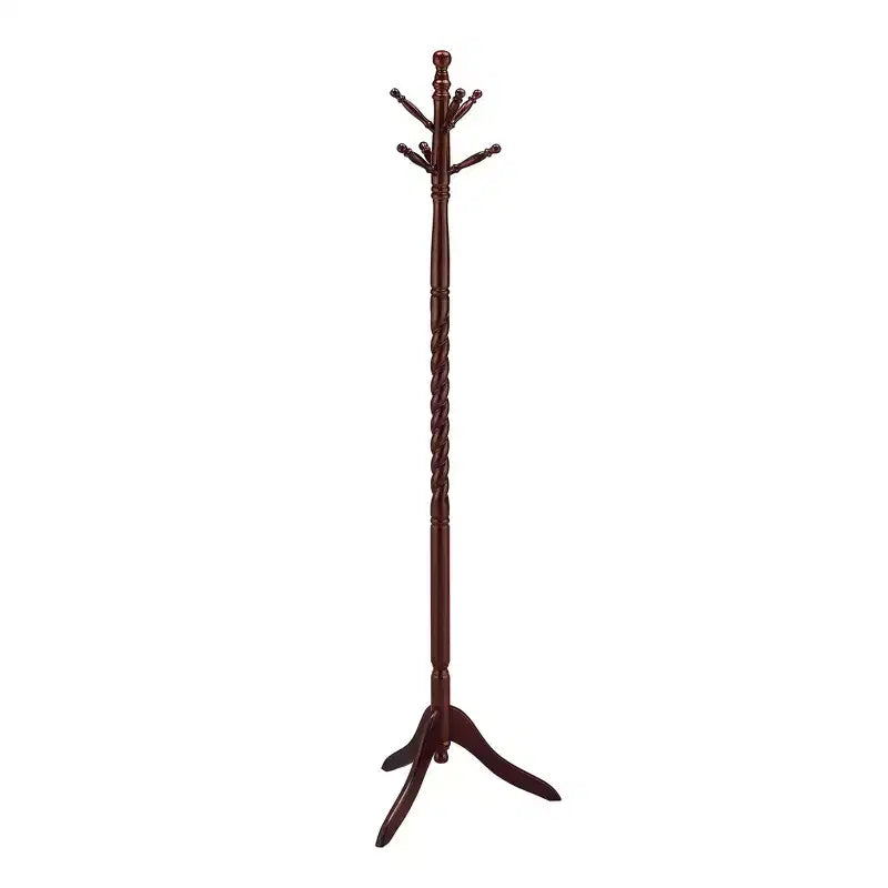 71.5" Twist Coat Rack Cherry Wood - Ore International