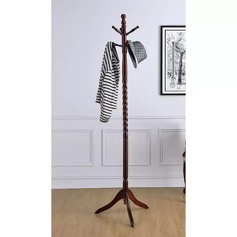 Appendiabiti Twist in legno di ciliegio, 71,5" -