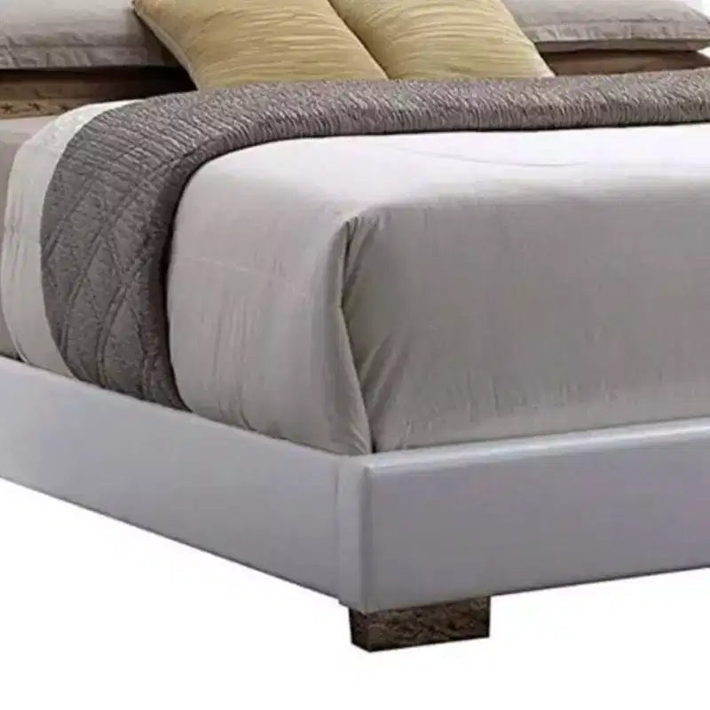 Letto Eastern King 85" Lorimar con luce LED, testiera in ecopelle -
