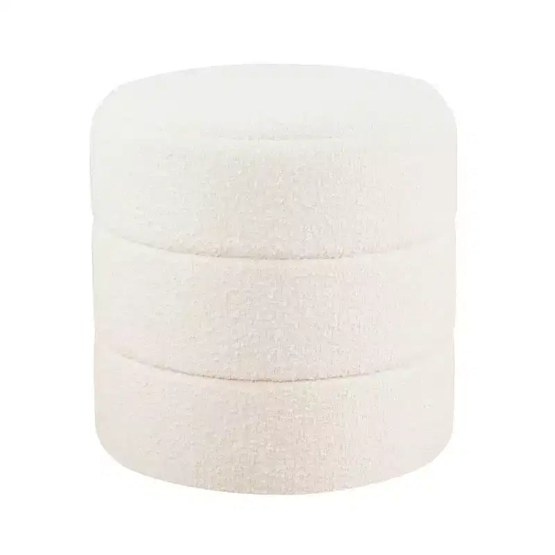 Pouf rotondo imbottito - HomePop