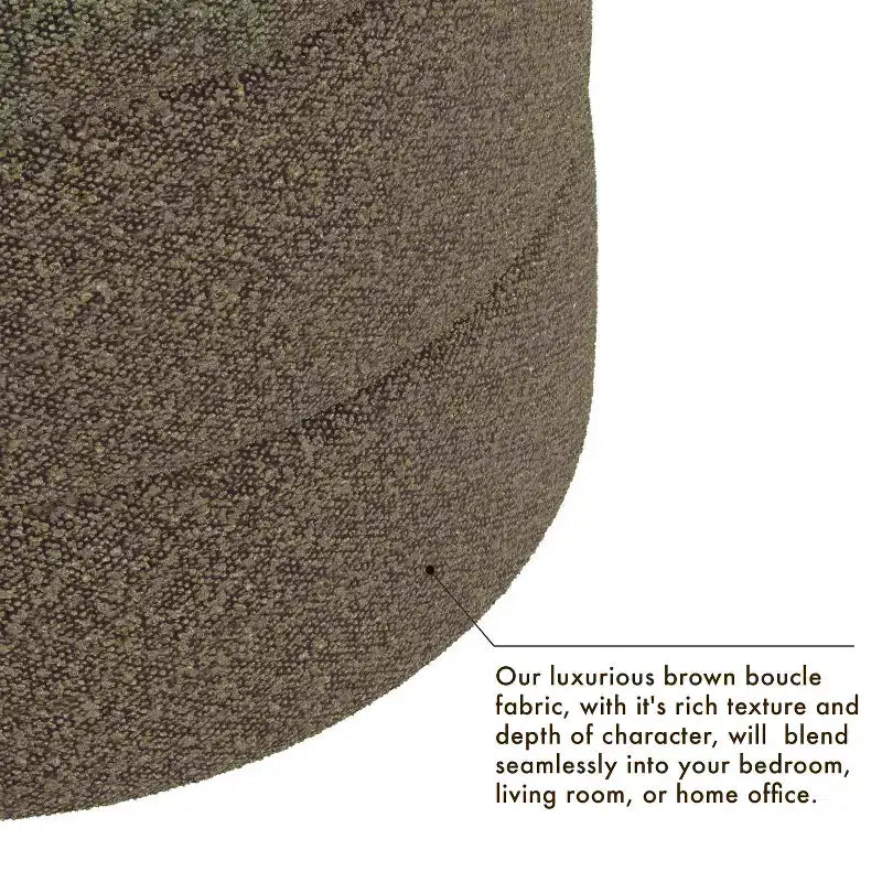 Pouf rotondo imbottito - HomePop