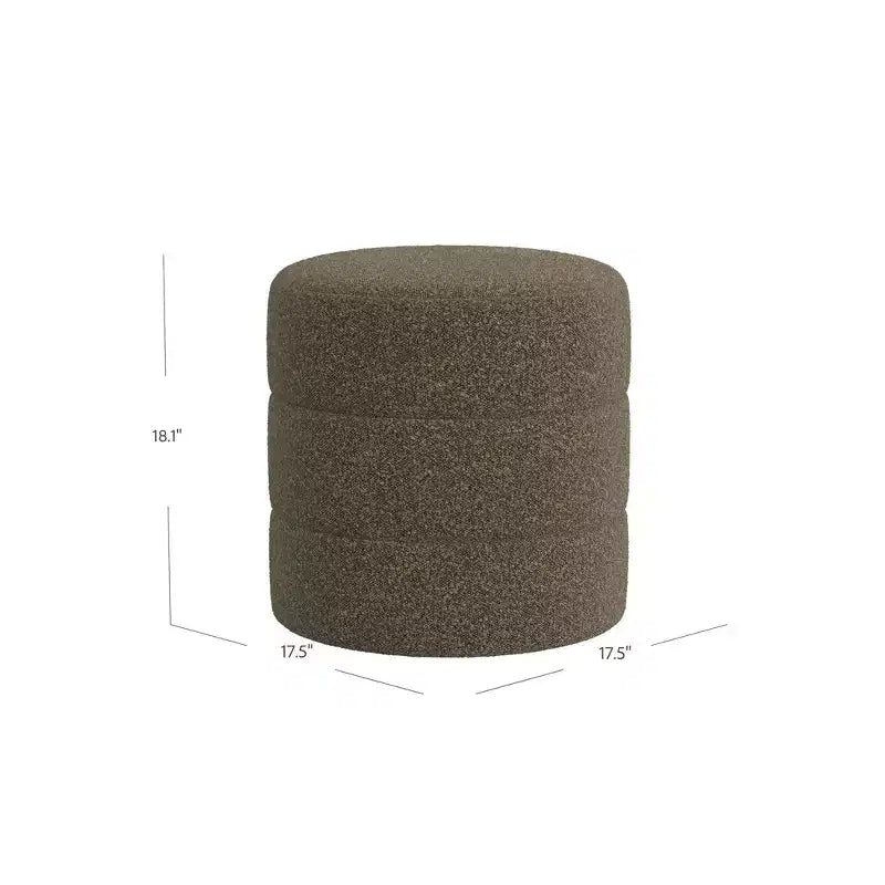 Pouf rotondo imbottito - HomePop