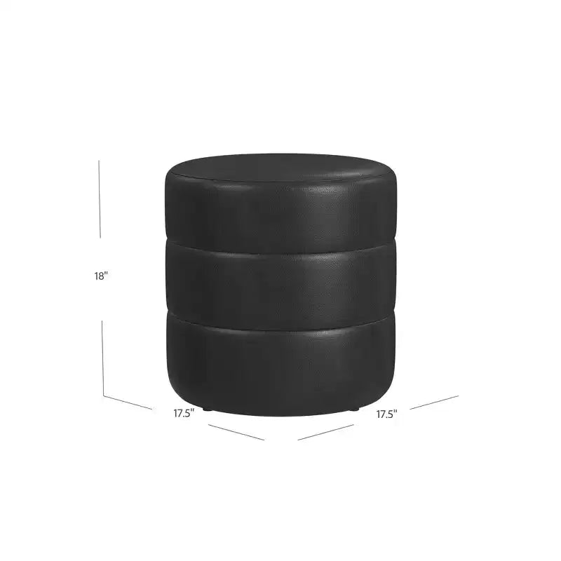 Pouf rotondo imbottito - HomePop