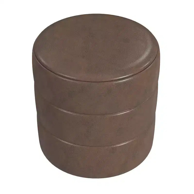 Pouf rotondo imbottito - HomePop