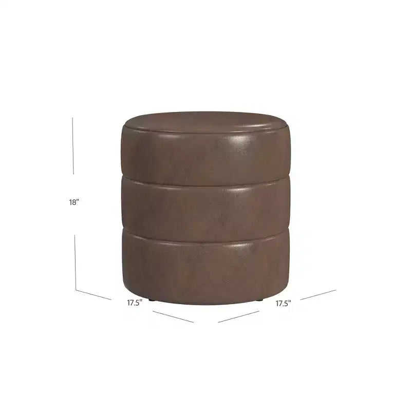 Pouf rotondo imbottito - HomePop