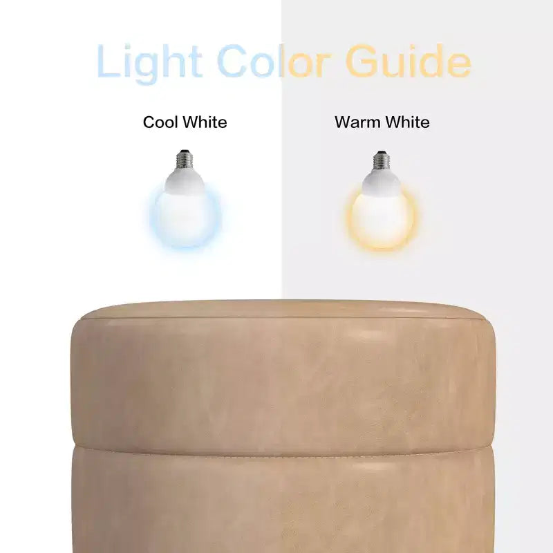 Pouf rotondo imbottito - HomePop