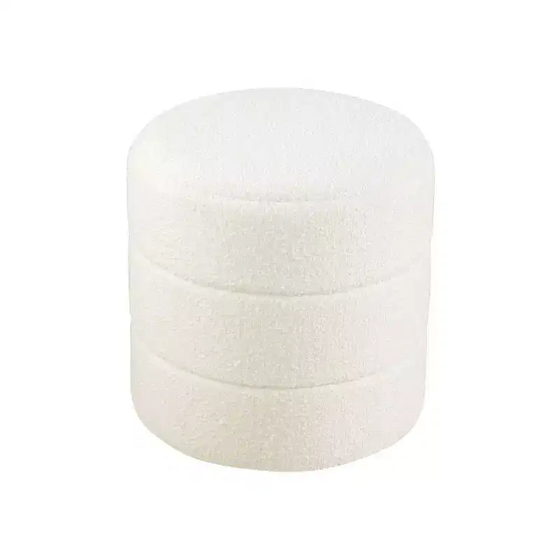 Pouf rotondo imbottito - HomePop