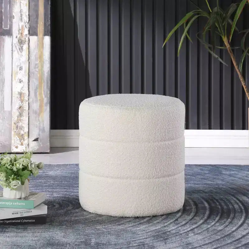 Pouf rotondo imbottito - HomePop