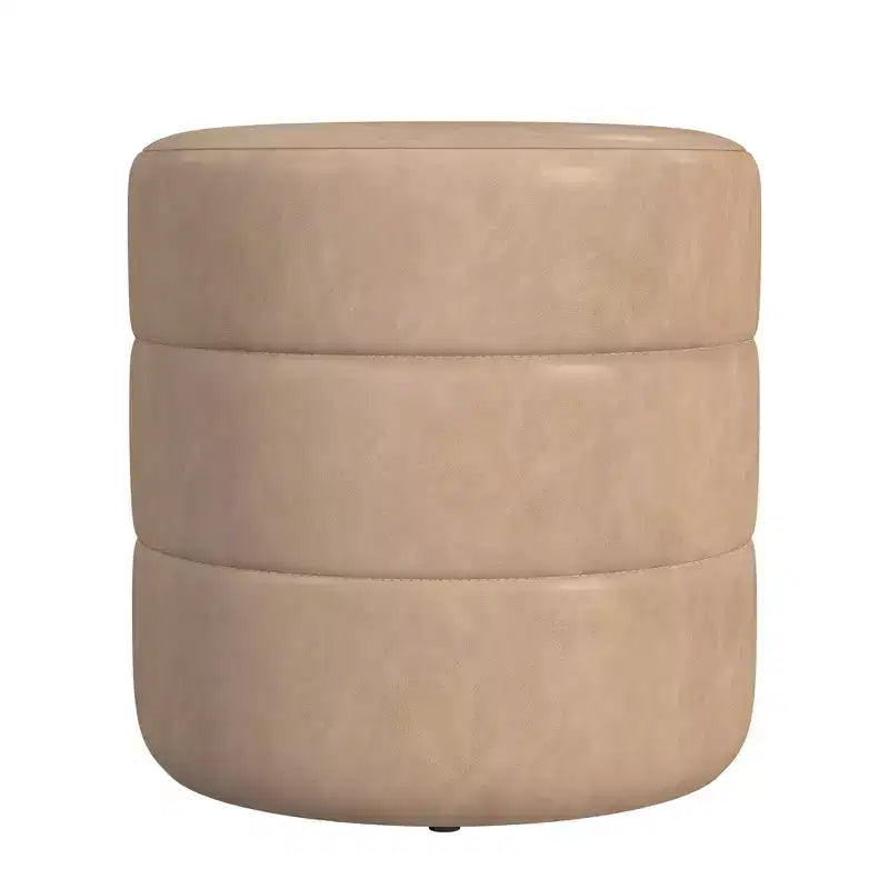 Pouf rotondo imbottito - HomePop