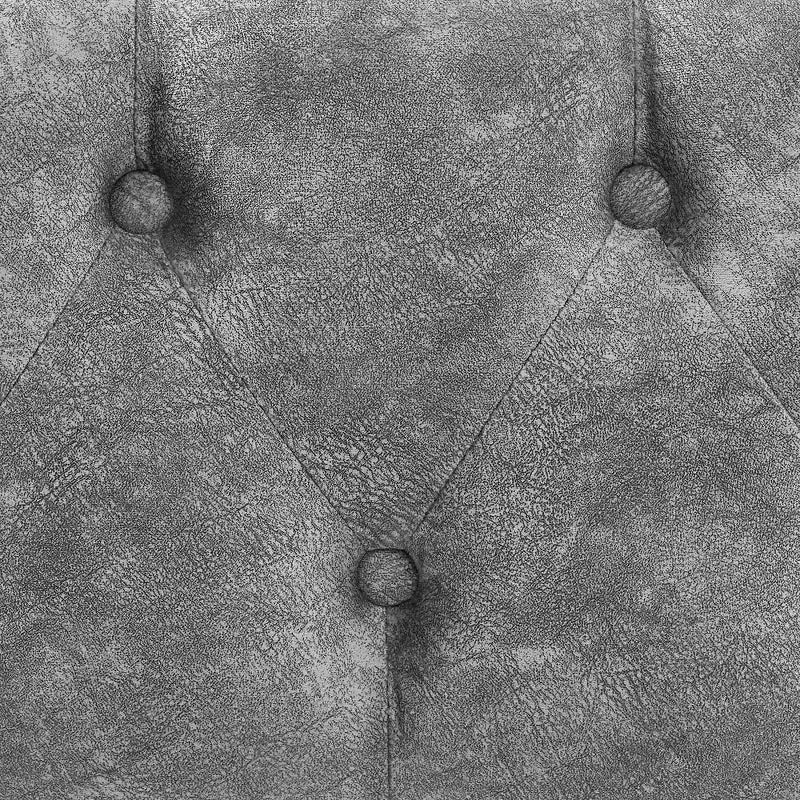 Divano Letto da Giorno Twin/Full Size, Rivestito in Tessuto Trapuntato con Cassetti - ModernLuxe