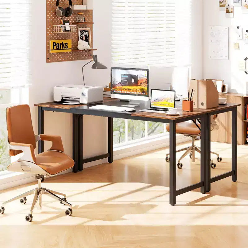 Set di 2/4/6 Grandi scrivanie da 63 pollici per computer, postazioni di lavoro, tavoli da conferenza, ufficio domestico