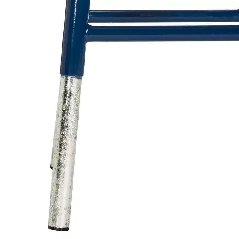 Sgabello da bancone color argento
