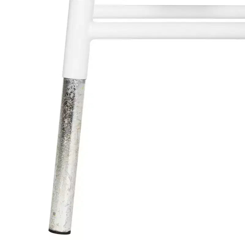 Sgabello da bancone color argento