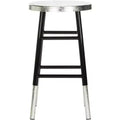 Kenzie Silver Dipped Counter Stool - FOX3211 - Safavieh Couture