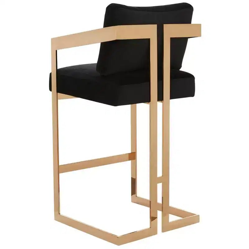Sgabello da bar Taraji Velvet - Giotto Black