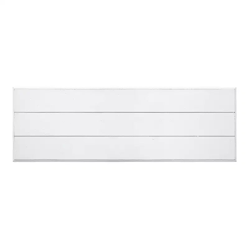 Panca rettangolare in legno Cates, 42x14x19, Bianco