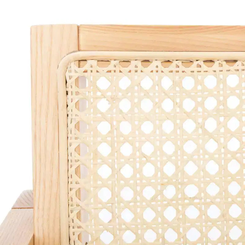 Sedia a Dondolo in Rattan Perth