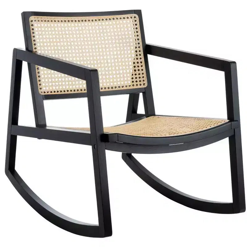 Sedia a Dondolo in Rattan Perth