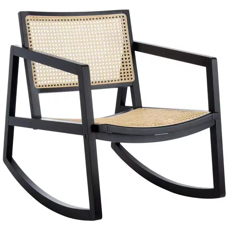 Sedia a Dondolo in Rattan Perth