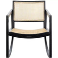 Sedia a Dondolo in Rattan Perth
