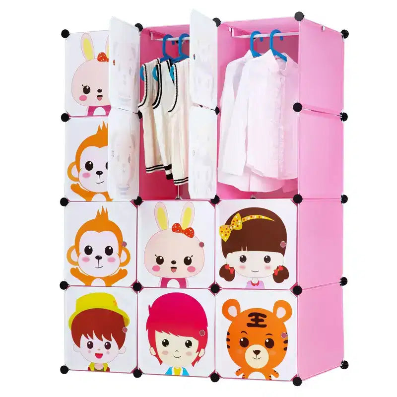 Armadio portatile per bambini/Contenitore per giocattoli