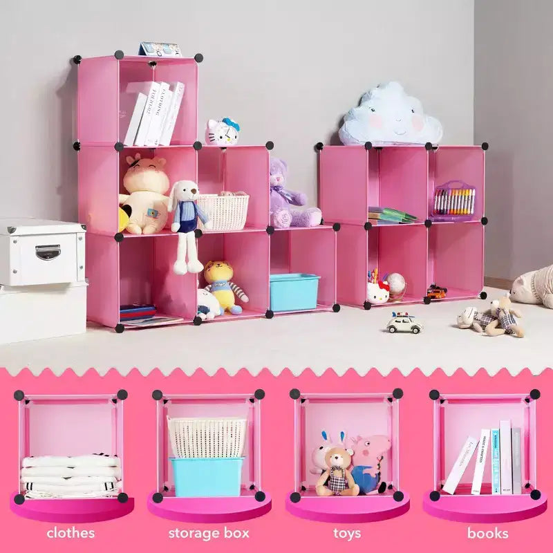 Armadio portatile per bambini/Contenitore per giocattoli