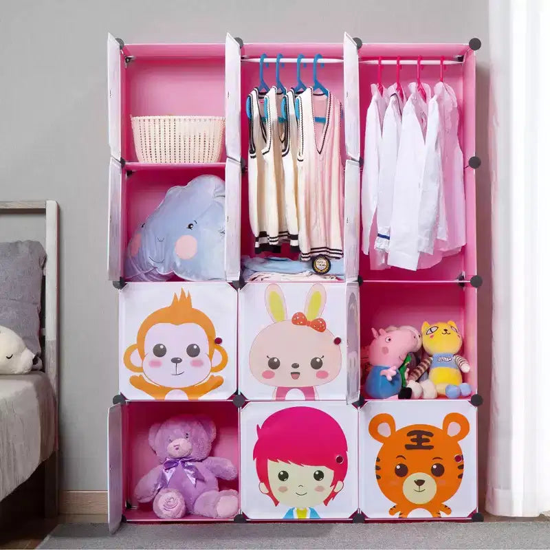 Armadio portatile per bambini/Contenitore per giocattoli