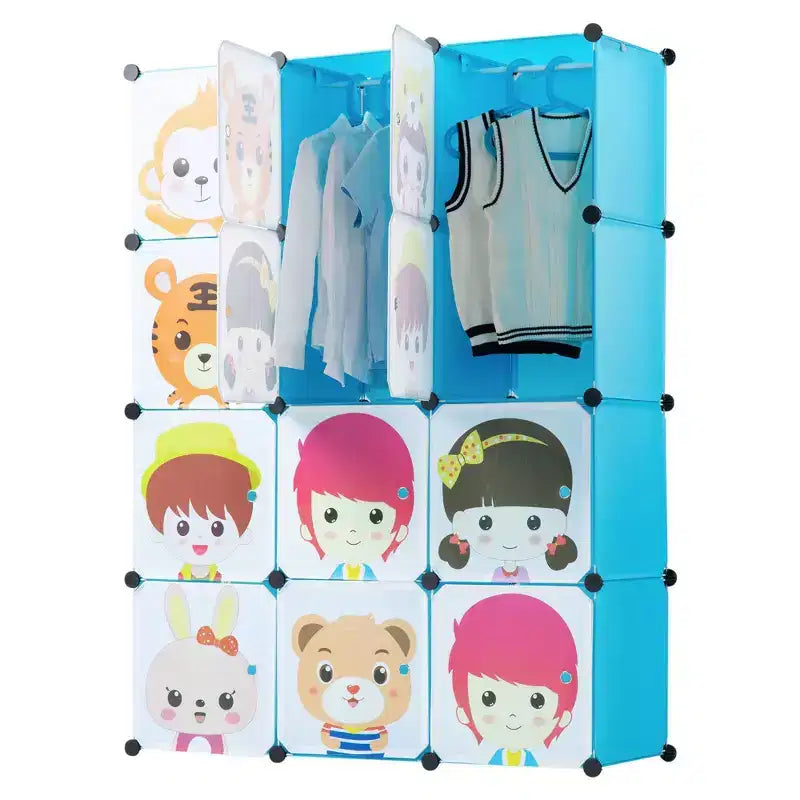 Armadio portatile per bambini/Contenitore per giocattoli