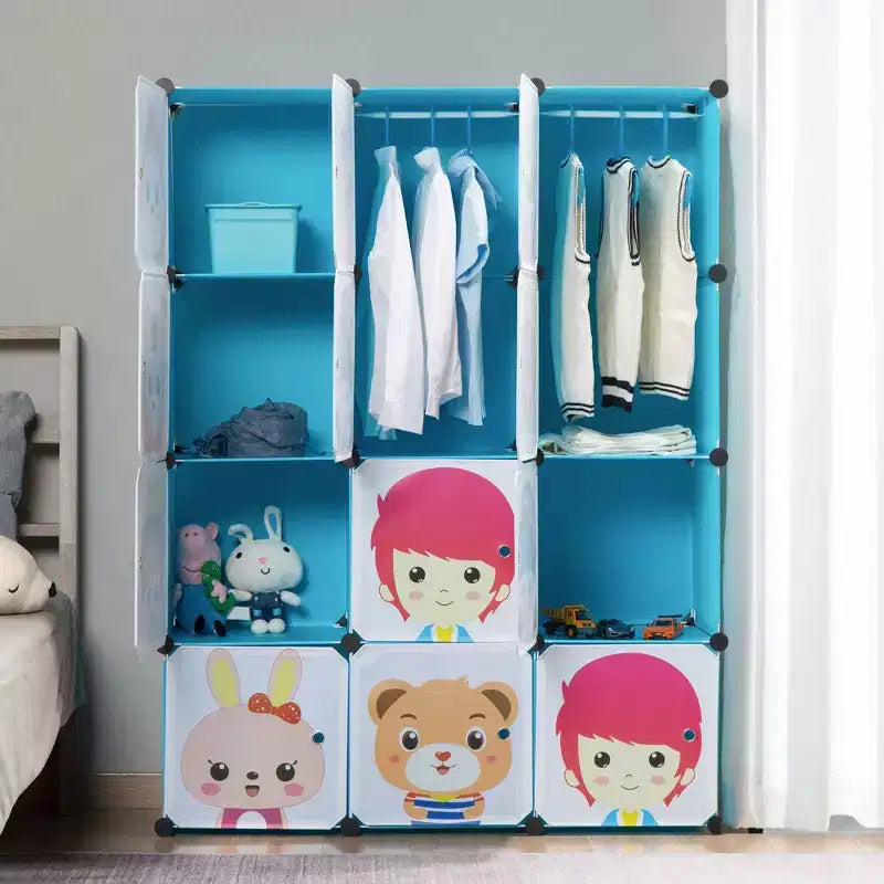 Armadio portatile per bambini/Contenitore per giocattoli