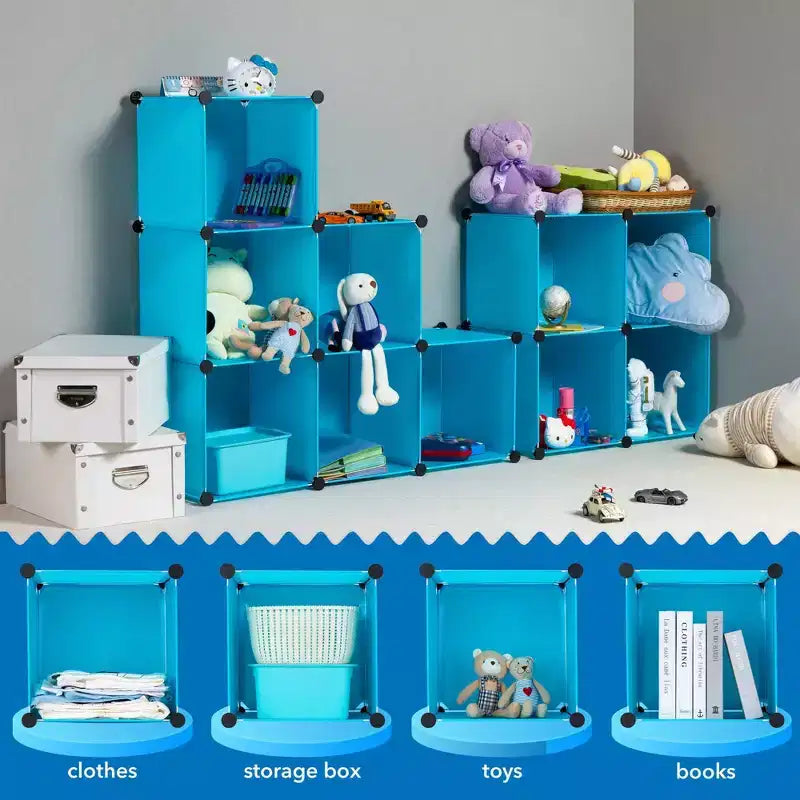 Armadio portatile per bambini/Contenitore per giocattoli