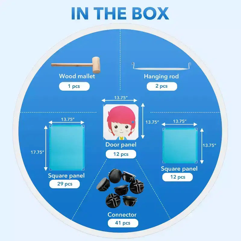 Armadio portatile per bambini/Contenitore per giocattoli