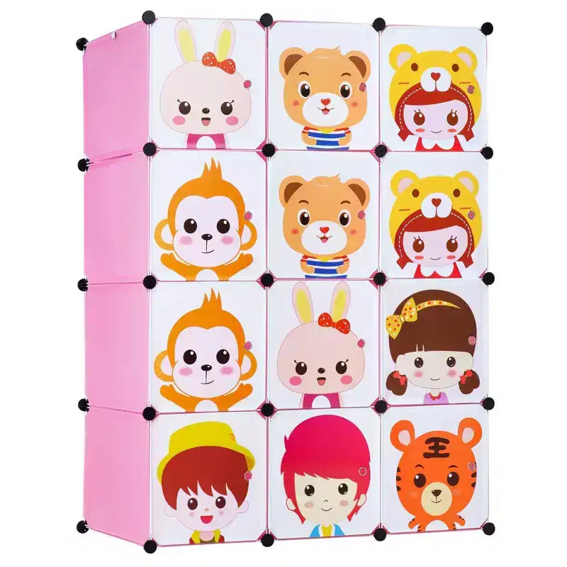 Armadio portatile per bambini/Contenitore per giocattoli