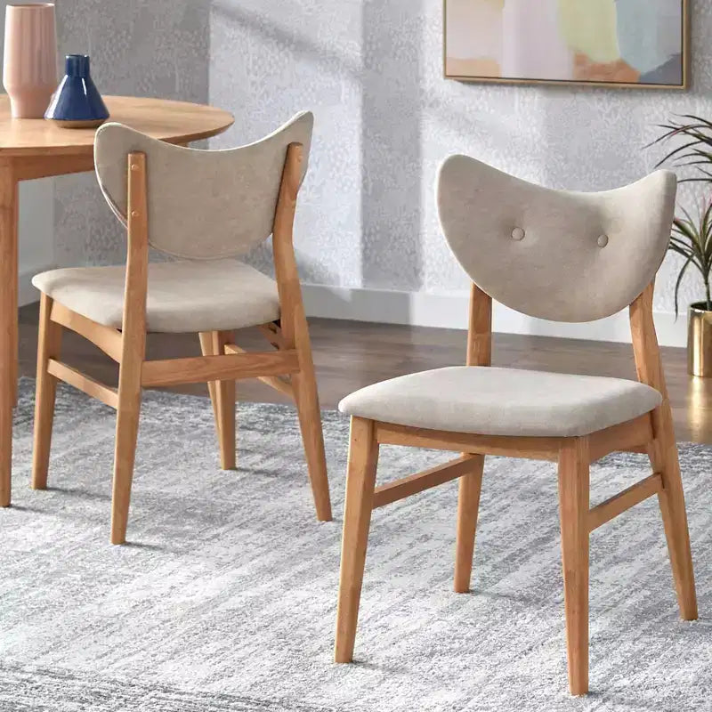 2 sedie da pranzo Raylen Mid-Century Modern