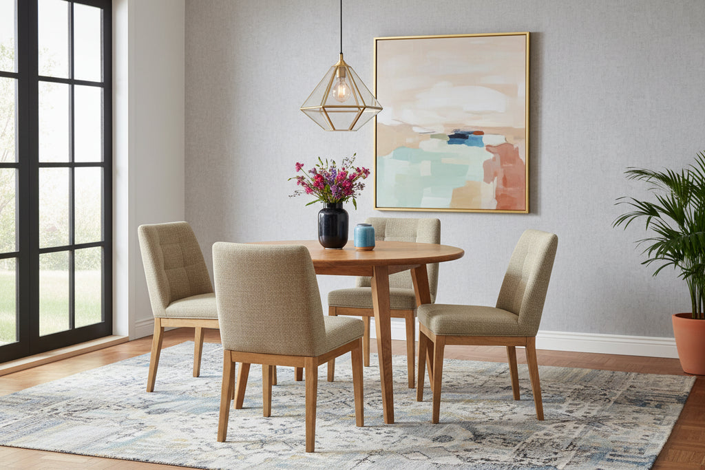 2 sedie da pranzo Raylen Mid-Century Modern