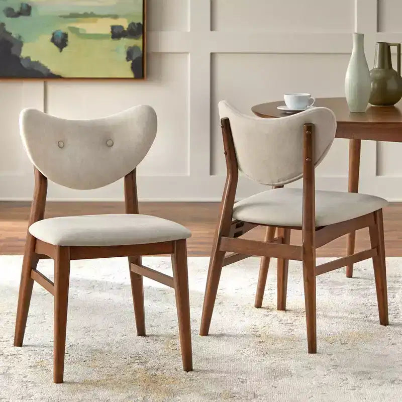 2 sedie da pranzo Raylen Mid-Century Modern