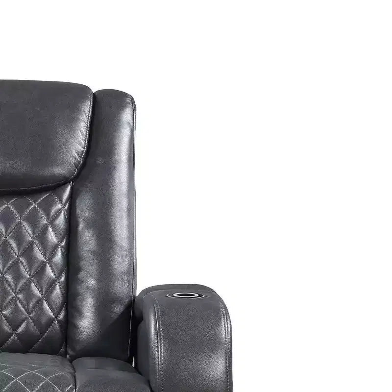 Divano reclinabile elettrico in Leather Aire