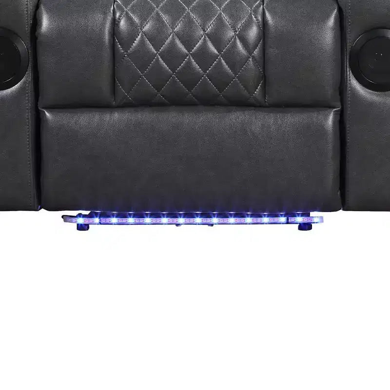 Divano reclinabile elettrico in Leather Aire