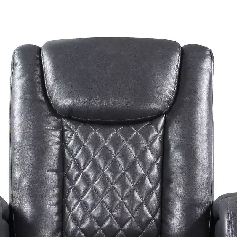 Divano reclinabile elettrico in Leather Aire