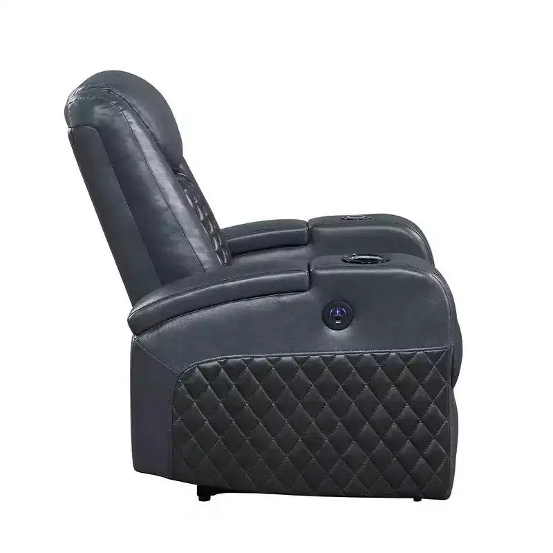 Divano reclinabile elettrico in Leather Aire