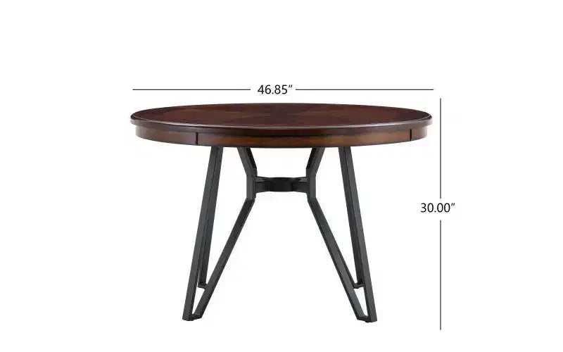 Set da pranzo Aria 5 pezzi in legno e ferro